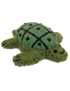 Papoose Toys Green Turtles/3pc