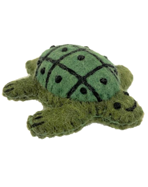 Papoose Toys Green Turtles/3pc