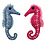 Papoose Toys Sea Horses/2pc