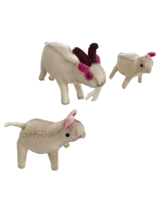 Papoose Toys Billie Goat & 2 Kids