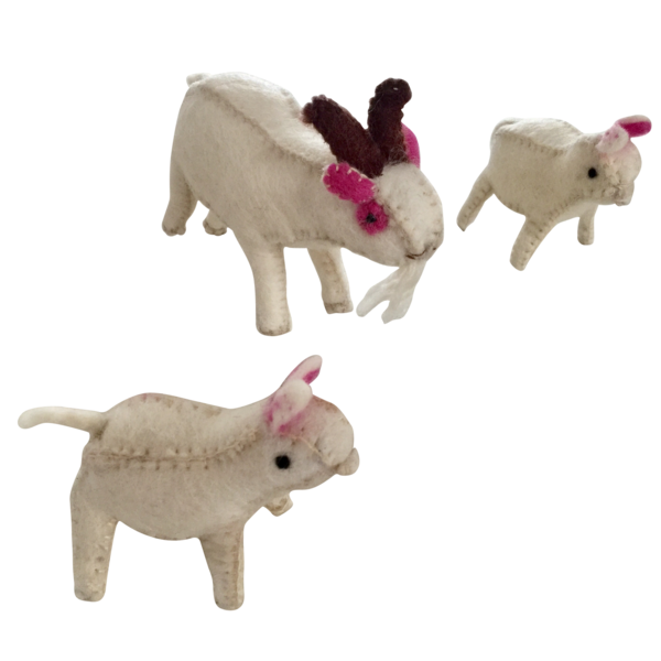 Papoose Toys Billie Goat & 2 Kids