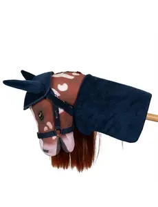  Deken en Mutsje blauw velours