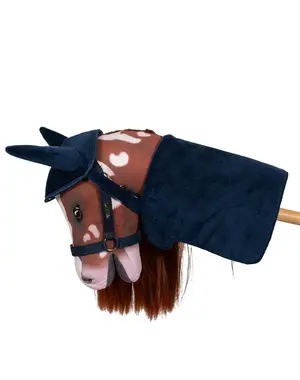  Deken en Mutsje blauw velours