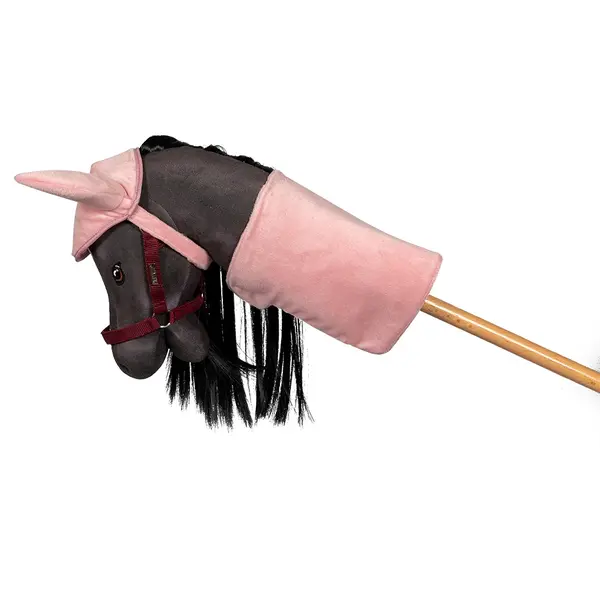 Deken en mutsje roze verlours