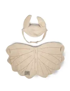  Zadeldek en mutsje crème voor Hobby Horse