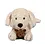 Pluchen hond met Puppies Pre-order