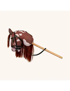  Stokpaard Coco rood/wit