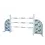 Hindernis basis, wit