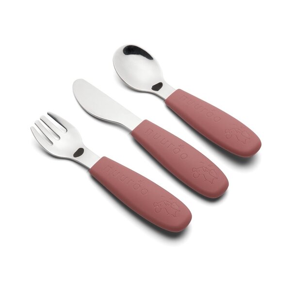 Nuuroo Jana cutlery set 3 pack-mahogany
