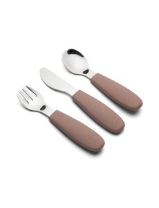 nuuroo Jana cutlery set 3 pack-chocolate malt