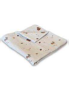 Nuuroo Minnie muslin swaddle cream unicorn