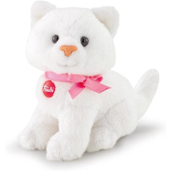 Witte kat 8cm (12 stuks)