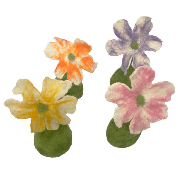 Lumino Play Vaas met bloemen/4 stuks