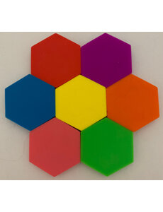 Lumino Play Siliconen Hexagonset/7-delig