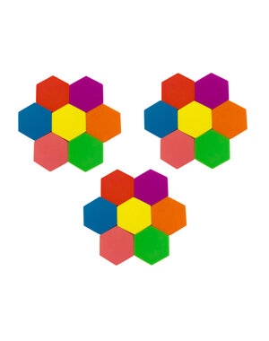 Lumino Play Siliconen Hexagonset/21-delig
