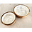 Papoose Toys Teak Bowls inlaid with white shell