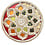 Papoose Toys Mandala bord-bloemen groot