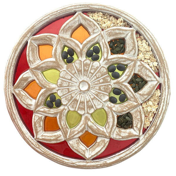 Papoose Toys Mandala bord-bloemen groot