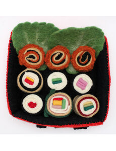 Papoose Toys Gemengde sushirollen/12 stuks