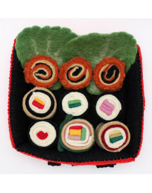 Papoose Toys Gemengde sushirollen/12 stuks