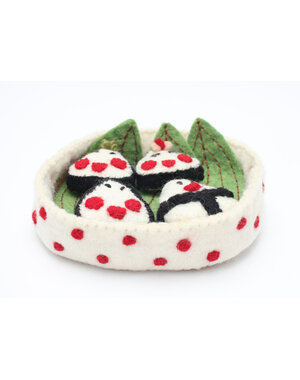 Papoose Toys Gezichtjes sushi/8 stuks