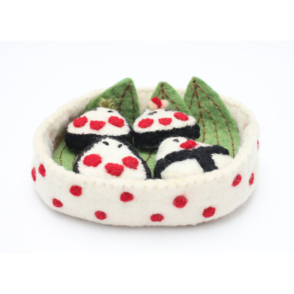 Papoose Toys Gezichtjes sushi/8 stuks