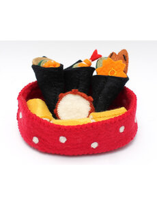 Papoose Toys Loempia's en sushihoorntjes/16 stuks
