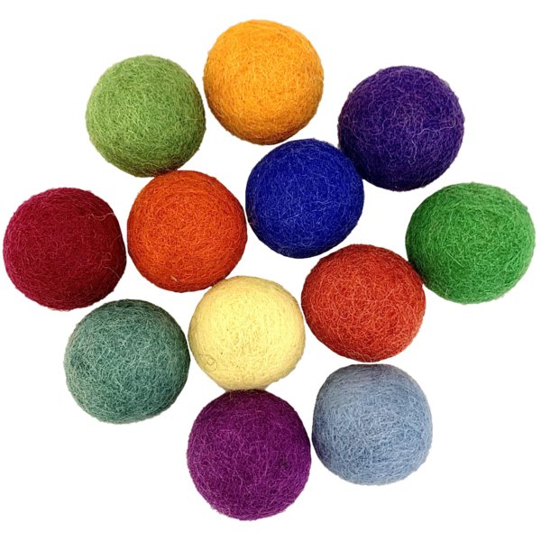 Papoose Toys Goethe-ballen 3,5 cm/12 stuks