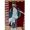 VINTAGE CIRCUS RINGMEESTER CAPE, BLAUW
