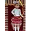 VINTAGE CIRCUSROK MET SLEEP< BORDEAUXROOD