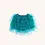 VINTAGE CIRCUS TULE ROK , BLAUW