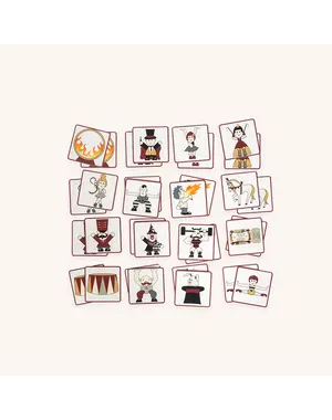  Vintage Circus Memory Spel (Pre-order)