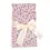 Poppenbedset 40cm bloemen, paars
