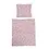 Poppenbedset 50cm bloemen, paars