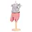 Korte broek en T-shirt (35 cm)