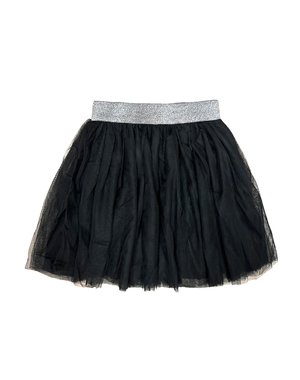  Sparkle Band Skirt - Black/Zilver