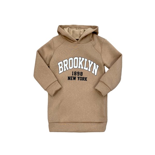 Brooklyn Sweater Dress - Camel