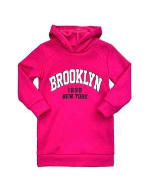  Brooklyn Sweater Dress - Fuchsia