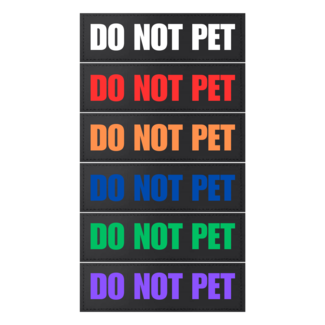 Do Not Pet Patch