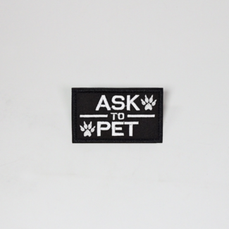 Buitenkansje: Ask To Pet Patch