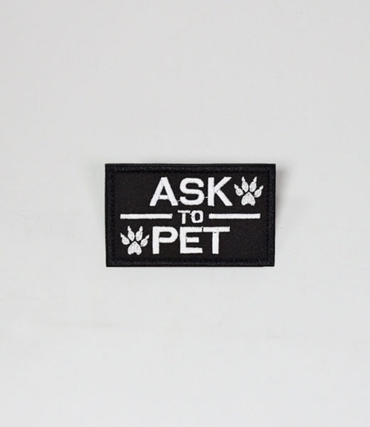 Buitenkansje: Ask To Pet Patch