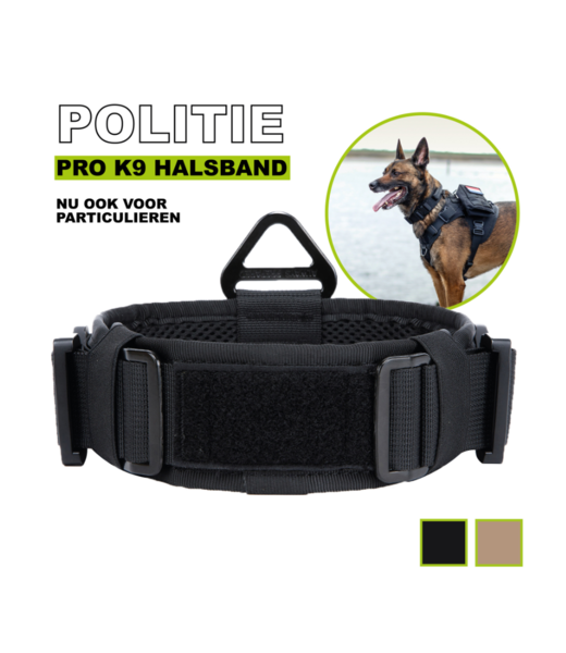 Always Prepared © Pro K9 Halsband Zwart V2