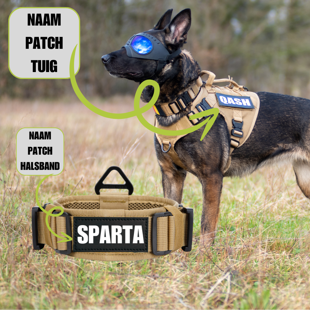 Combi-Deal Pro Tuig + Halsband khaki