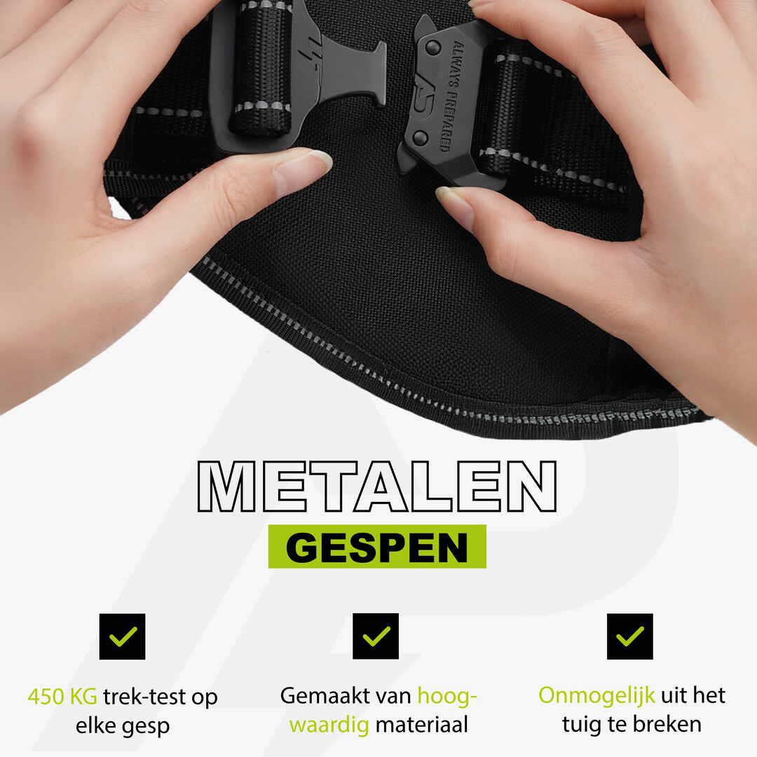 Combi-Deal Pro K9 Tuig + Riem Reflecterend