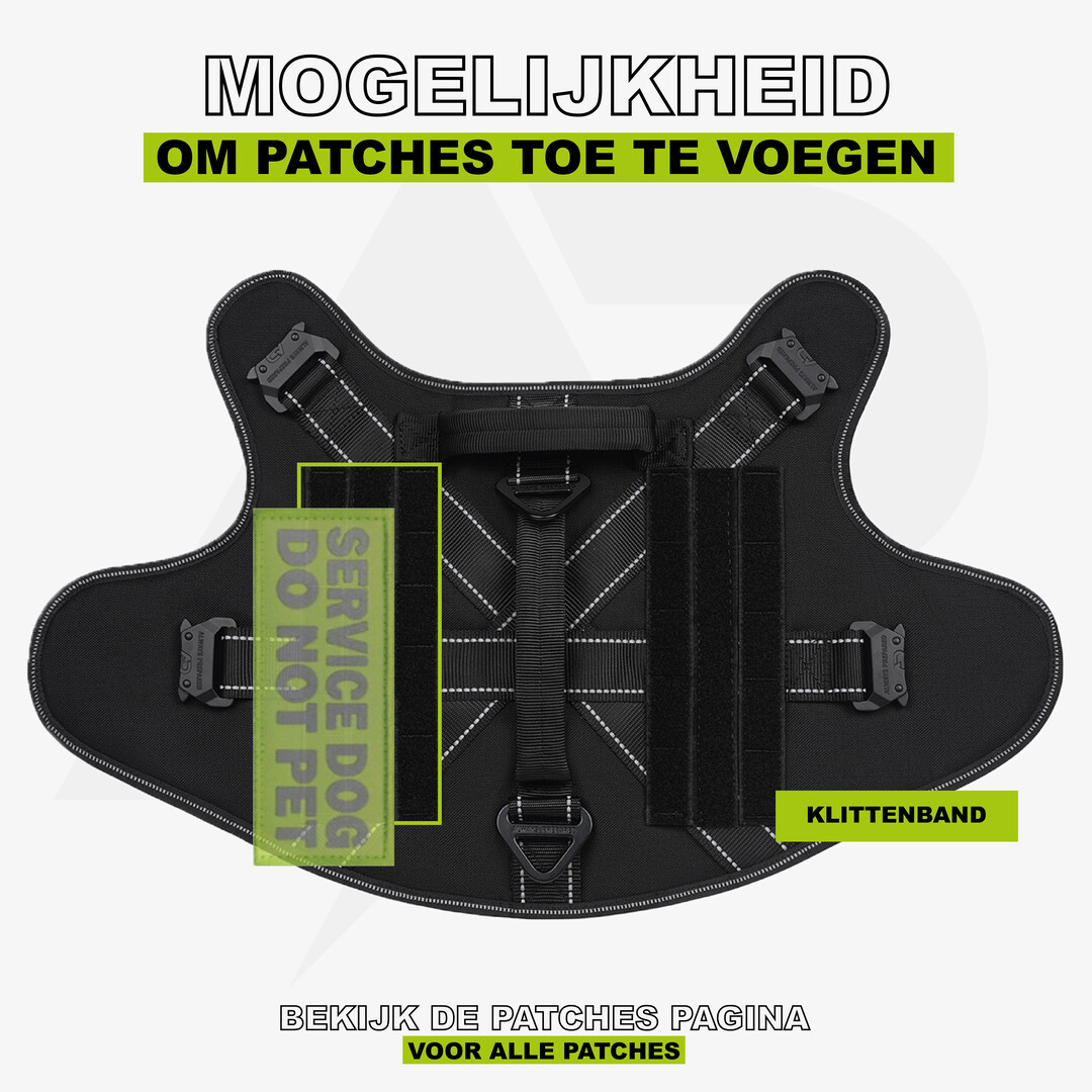 Combi-Deal Pro K9 Tuig + Riem Reflecterend