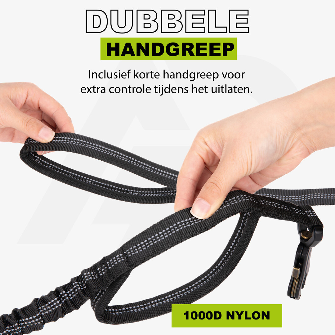 Combi-Deal Pro K9 Tuig + Riem Reflecterend