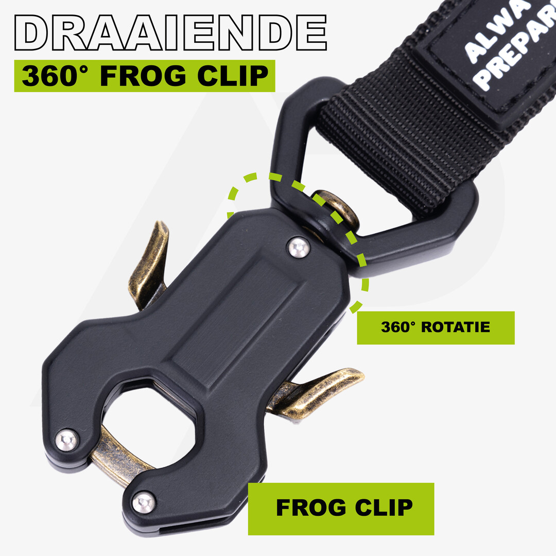 Combi-Deal Pro Halsband + Riem Zwart