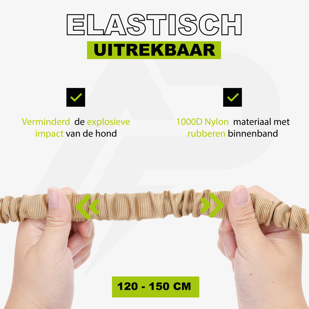 Combi-Deal Pro Halsband + Riem Khaki