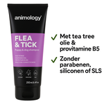 Always Prepared® Tactical Clean Hondenshampoo – Tegen Vlooien, Teken & Jeuk – Met Tea Tree & B5 – 250 ml