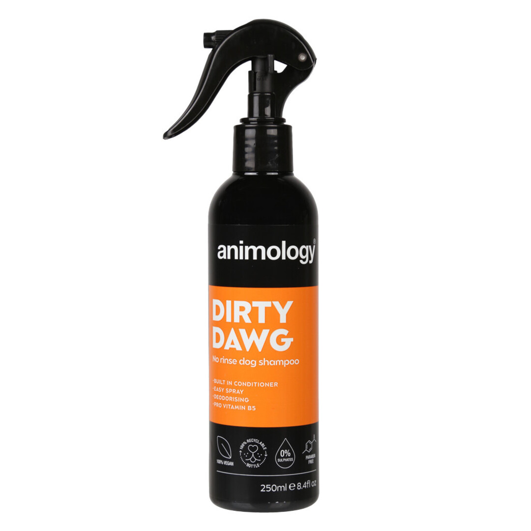 Dirty Dawg – No Rinse Dog Shampoo – Quick Cleaning & Conditioning – 250 ml